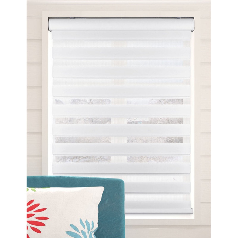 Semi-Sheer Roller Shade Arlo Blinds Color/Finish: Cream Length & Width: 24″W x 72″L