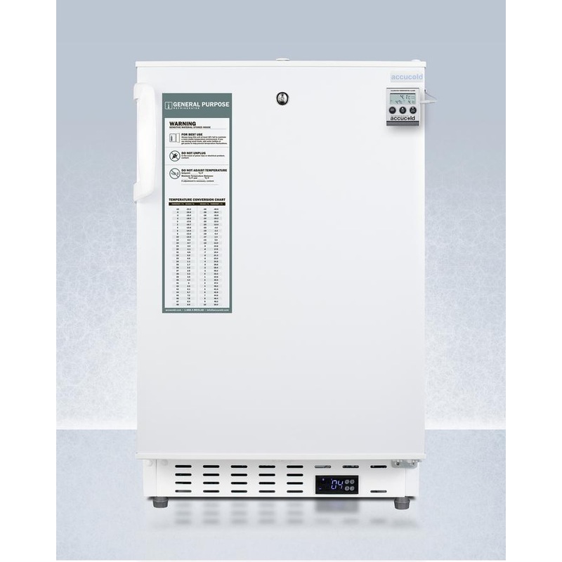 Summit ADA404REFCAL 20″ Wide Built-in Healthcare All-refrigerator, ADA Compliant