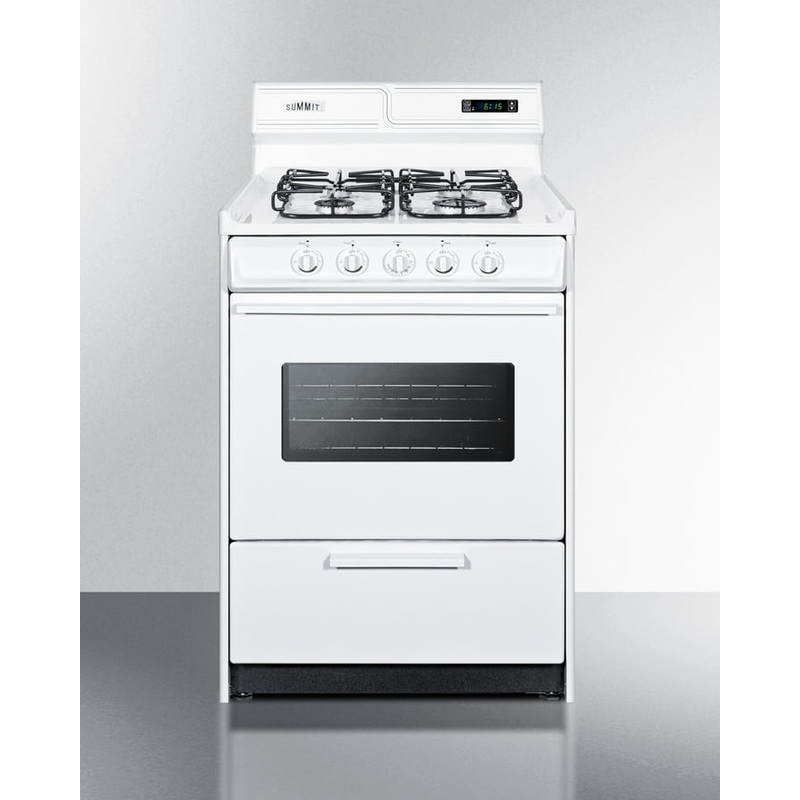 Summit WTM6307KSW 24″ Wide Gas Range