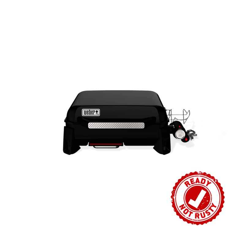 Weber 1500531 Slate 17 Rust-Resistant Tabletop Griddle – Black