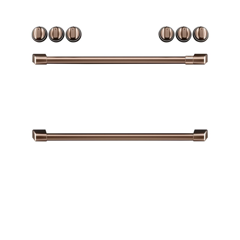 Cafe CXFCHHKPMCU CAF(EBACK) Front Control Induction Knobs and Handles – Brushed Copper
