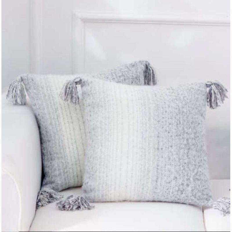 Charles Ombre Throw Pillow With insert-18″x18″