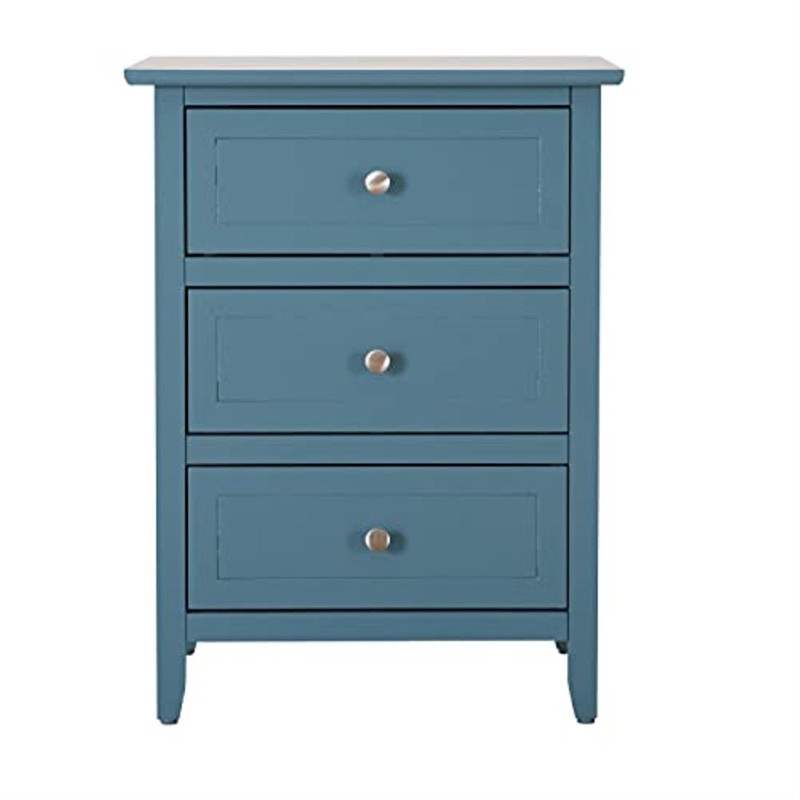 Emjay 3 – Drawer Nightstand Glory Furniture Color: Teal