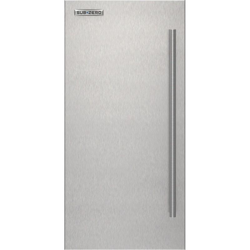 Sub-Zero 7045017 15″ Stainless Steel Door Panel – Tubular Handle – Left Hinge