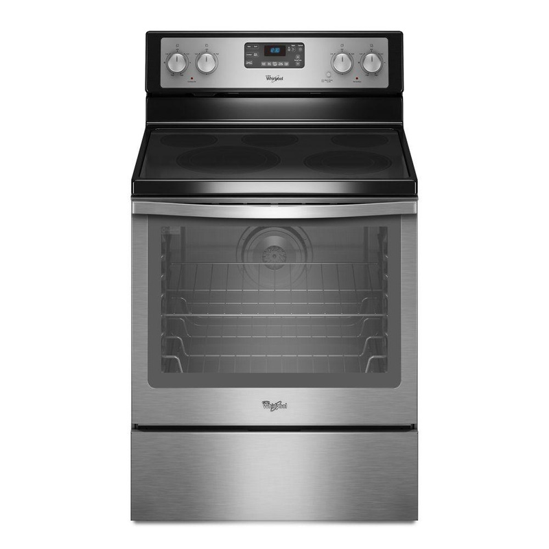 Whirlpool WFE540H0AS 6.2 cu. ft. Capacity Electric Range with AquaLift Self-Clean Technology