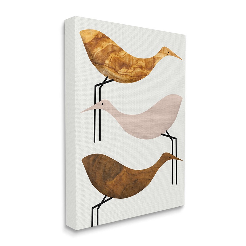 Abstract Tree Pattern Storks Minimal Rustic Birds by Daphne Polselli – Graphic Art Print Corrigan Studio Size: 30″ H x 24″ W x 1.5″ D Format: Wrapped Canvas