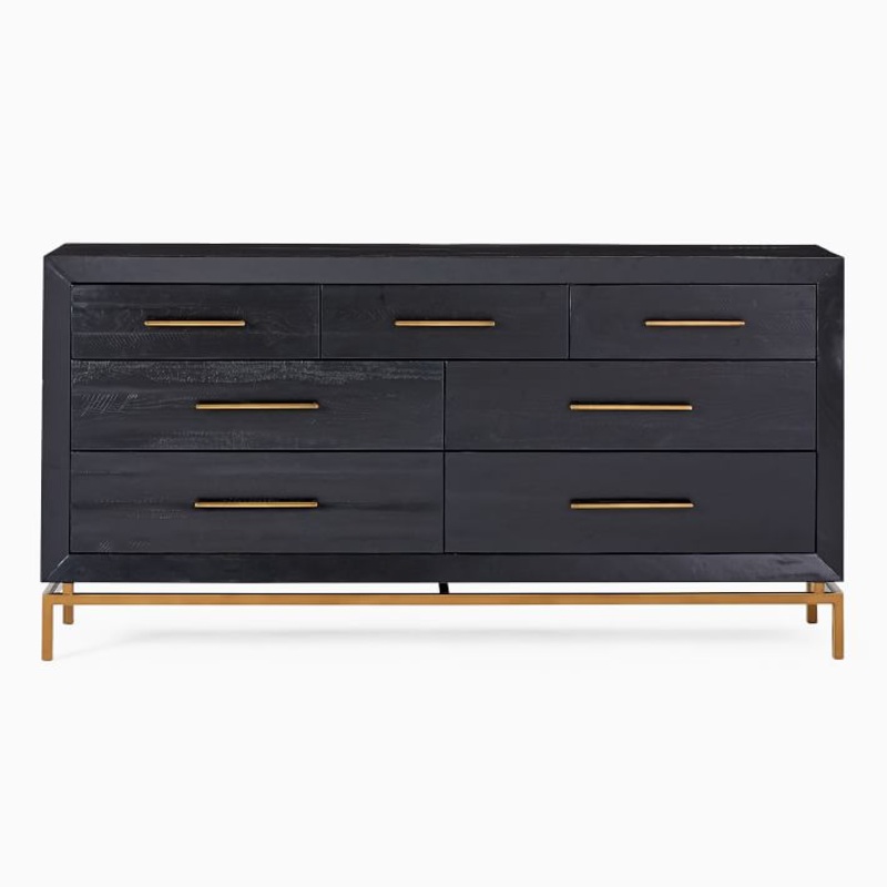 ALEXA BURNISHED DRAWER DRESSER