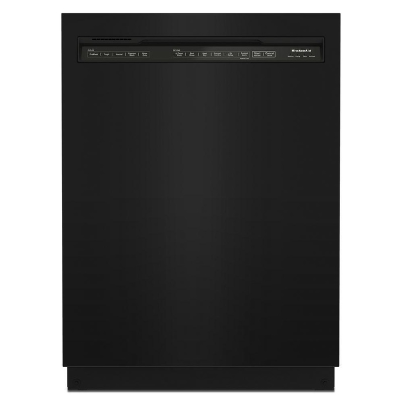 Kitchenaid KDFE104KBL Two-Rack Dishwasher with 30+ Total Wash Jets, 47 dBA