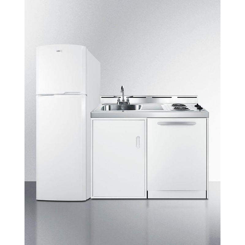 Summit ACKDW72 71″ Wide All-in-one Kitchenette With Dishwasher