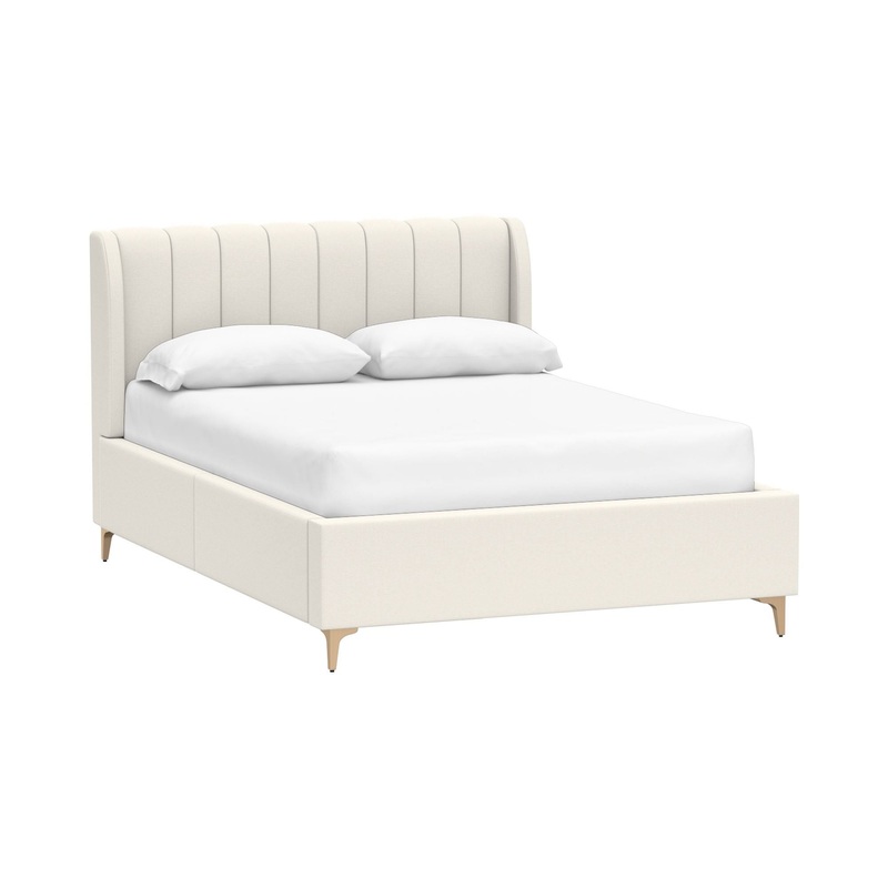Avalon Channel Stitch Upholstered 2 Drawer Storage Bed