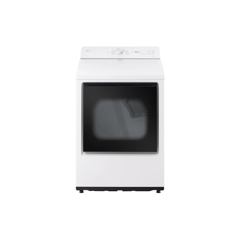 Lg DLG8201W 7.3 cu. ft. Ultra Large Capacity Rear Control Gas Dryer with AI Sensing and ThinQ Smart Features