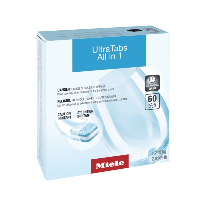 Miele GSCL0606T Gs Cl 0606 T – Ultratabs All In 1, 60 Tabs For Best Cleaning Results In Miele Dishwashers.