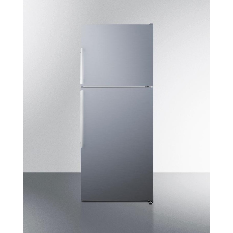 Summit FF1514SSIM 28″ Wide Top Mount Refrigerator-freezer With Icemaker