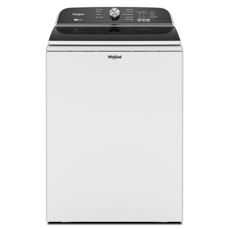 Whirlpool WTW6157PW 5.2-5.3 Cu. Ft. Whirlpool Top Load Washer with Removable Agitator