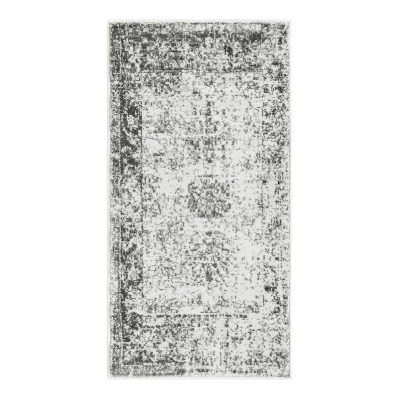 Brandt Floral Gray Area Rug Mistana Rug Size: Runner 2′ x 3’12”