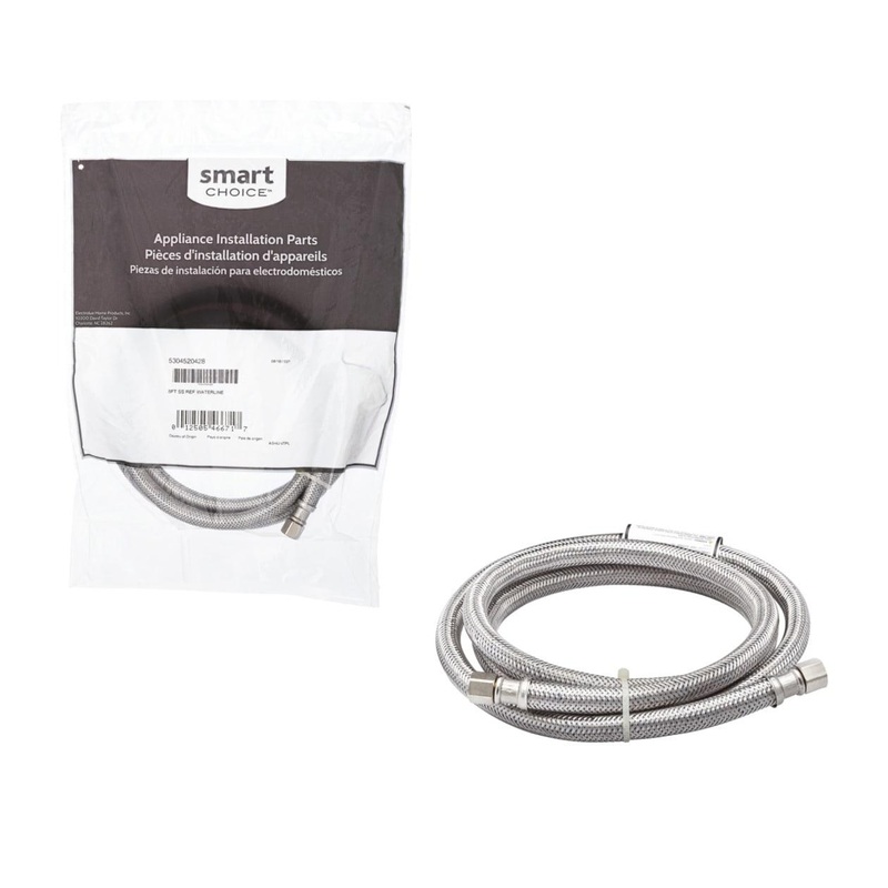 Frigidaire 5304520428 5′ Braided Stainless Steel Waterline