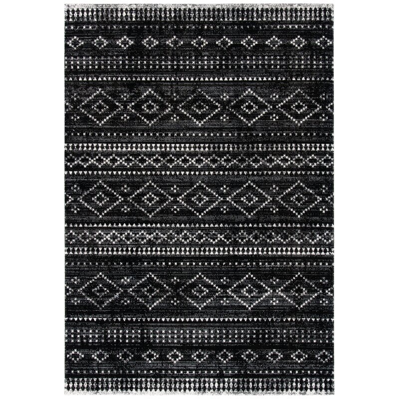 Ragnar Southwestern Gray Black Indoor Outdoor Area Rug