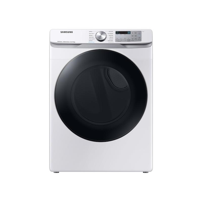 Samsung DVG45B6300W 7.5 cu. ft. Smart Gas Dryer with Steam Sanitize+ in White
