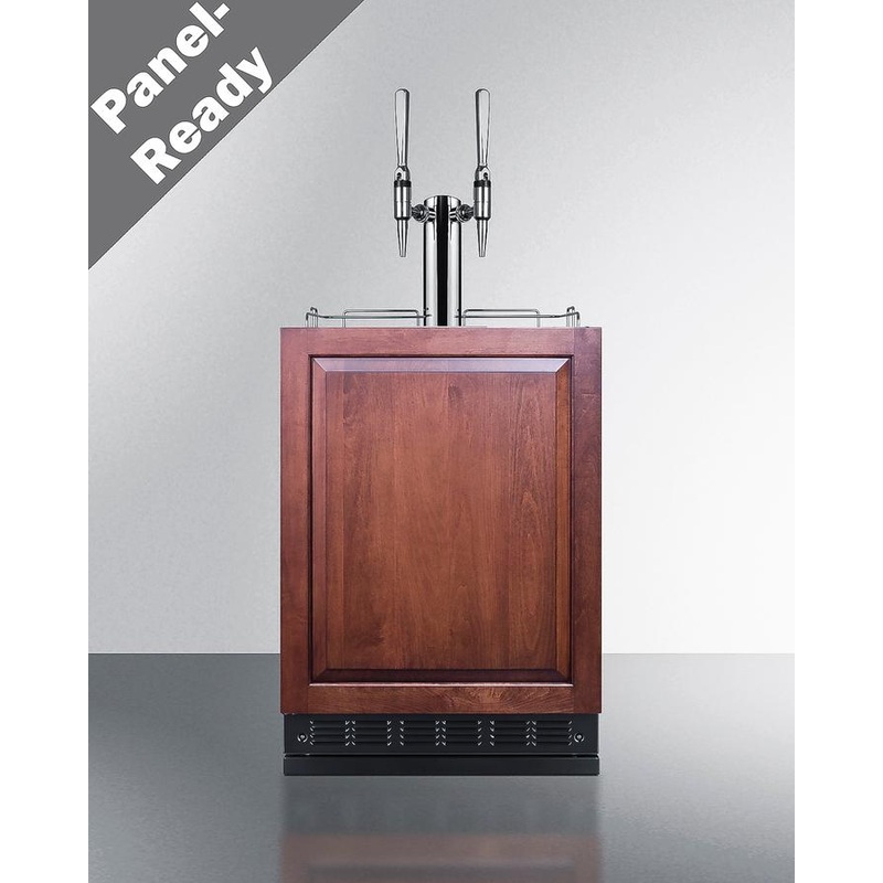 Summit SBC7BRSIFNCF2LHD 24″ Wide Nitro Coffee Kegerator (Panel Not Included)