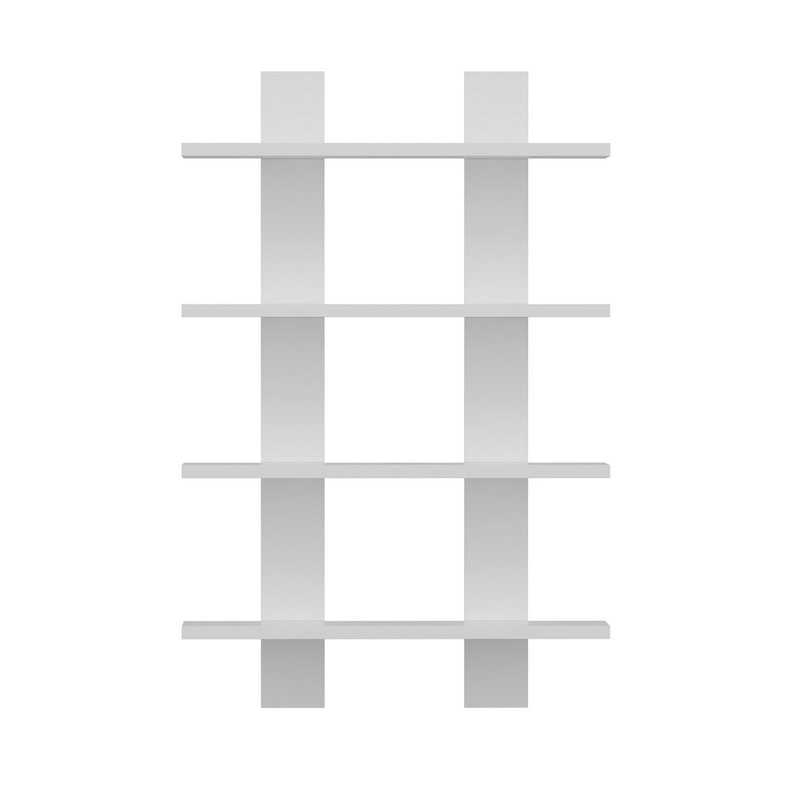 Angelinamarie 4 Piece Tiered Shelf Wade Logan Finish: White