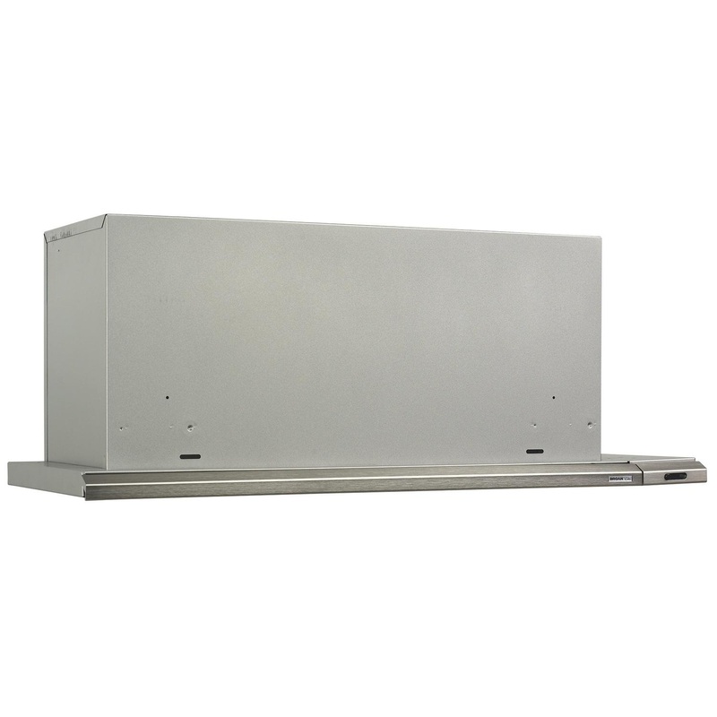Broan 153604 DISCONTINUED-Broan Elite 36-Inch Under-Cabinet Slide-Out Range Hood w/ Light, Brushed Aluminum