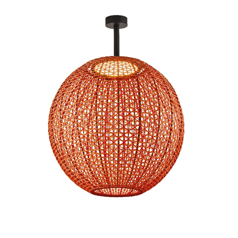 Nans Sphere Outdoor LED Semi Flush Mount