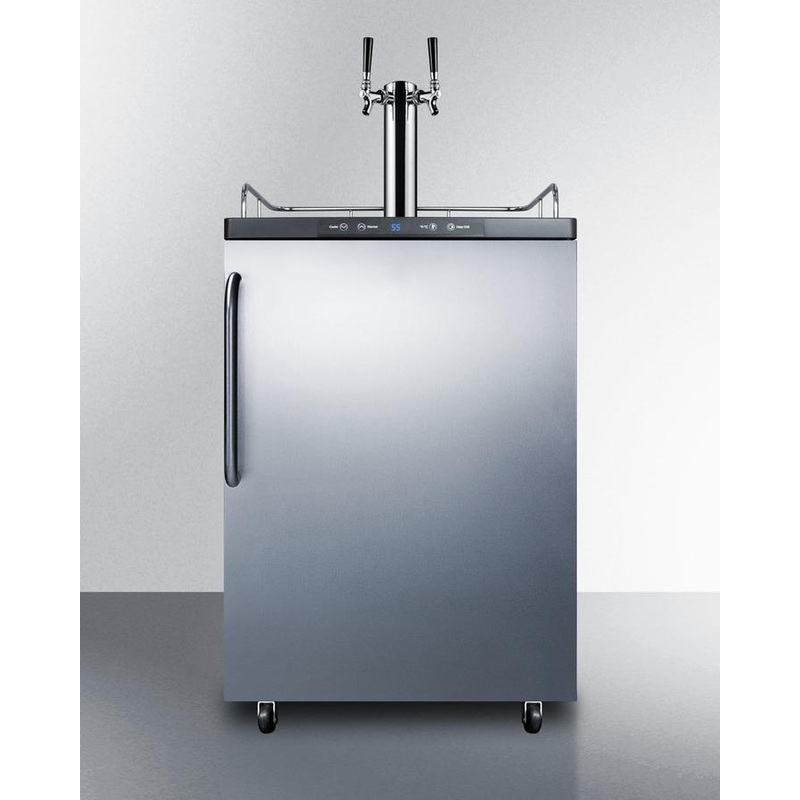 Summit SBC635MBISSTBTWIN 24″ Wide Built-in Kegerator