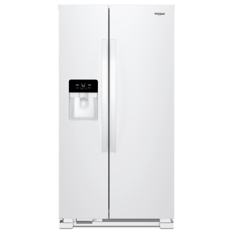 Whirlpool WRS321SDHW 33-inch Wide Side-by-Side Refrigerator – 21 cu. ft.