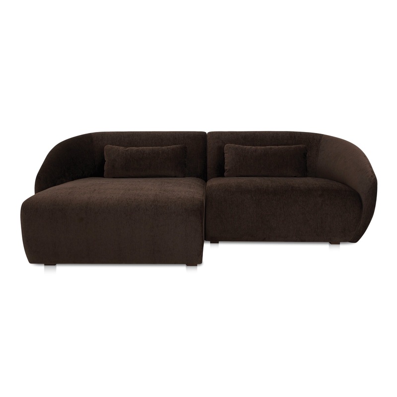CozyMod Luxury Curved Lounge Chaise & Corner Chair Set