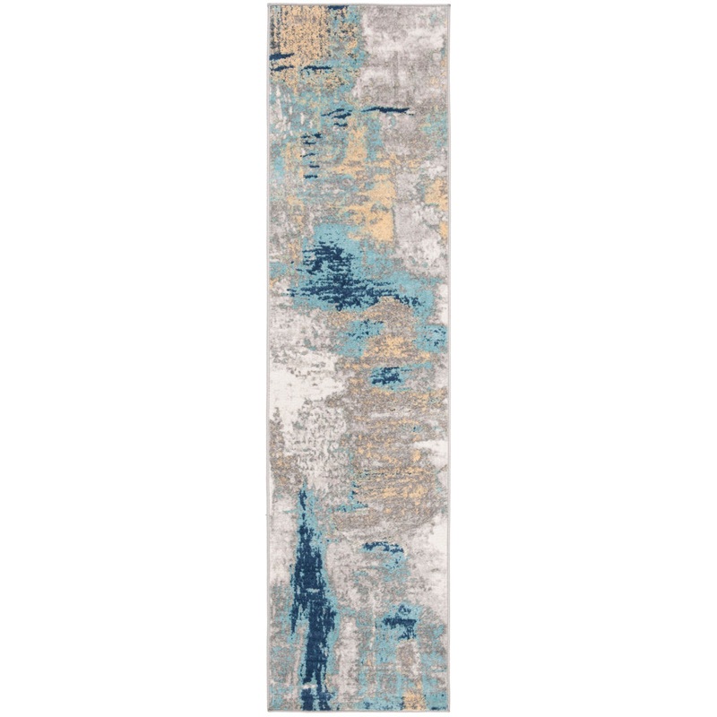 Genessys Performance Abstract Rug 17 Stories Rug Size: Runner 2′ x 6′