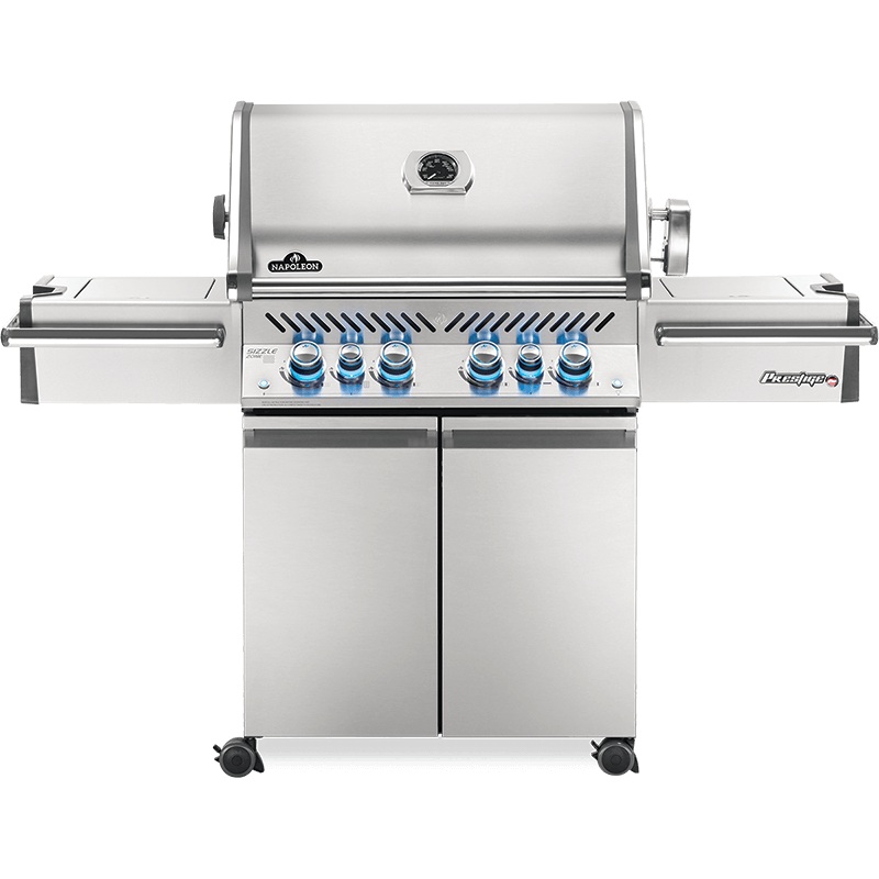Napoleon Bbq PRO500RSIBNSS3 Prestige PRO 500 RSIB with Infrared Side and Rear Burners , Natural Gas, Stainless Steel