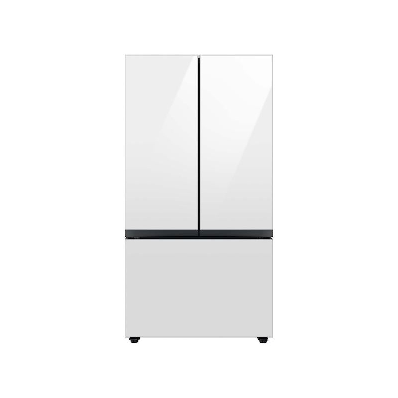 Samsung RF24BB620012 Bespoke 3-Door French Door Refrigerator (24 Cu. Ft.) With Autofill Water Pitcher In White Glass