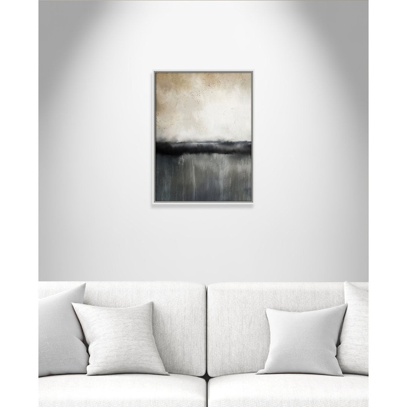 Sunset by Kimberly Allen Print Joss & Main Size: 25.5″ H x 19.5″ W x 2″ D Format: White Framed Canvas