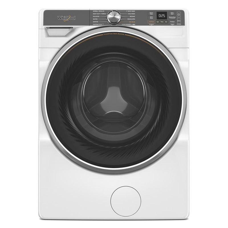 Whirlpool WFW6720RW 5.0 Cu. Ft. Smart Front Load Energy Star Washer With The Freshflow Vent System