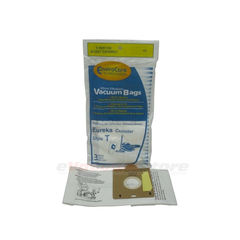 Eureka Style T Vacuum Bags Generic 18 pack