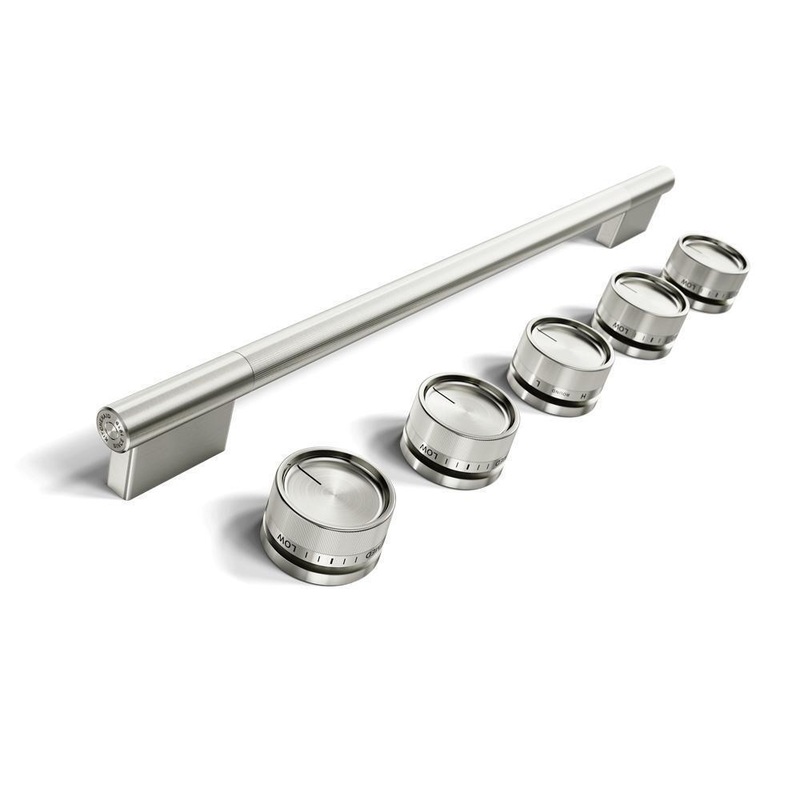 Kitchenaid W11773966 Stainless Steel Handle And Knob Hardware Accessory Kit For Kitchenaid Slide-In Convectionrange