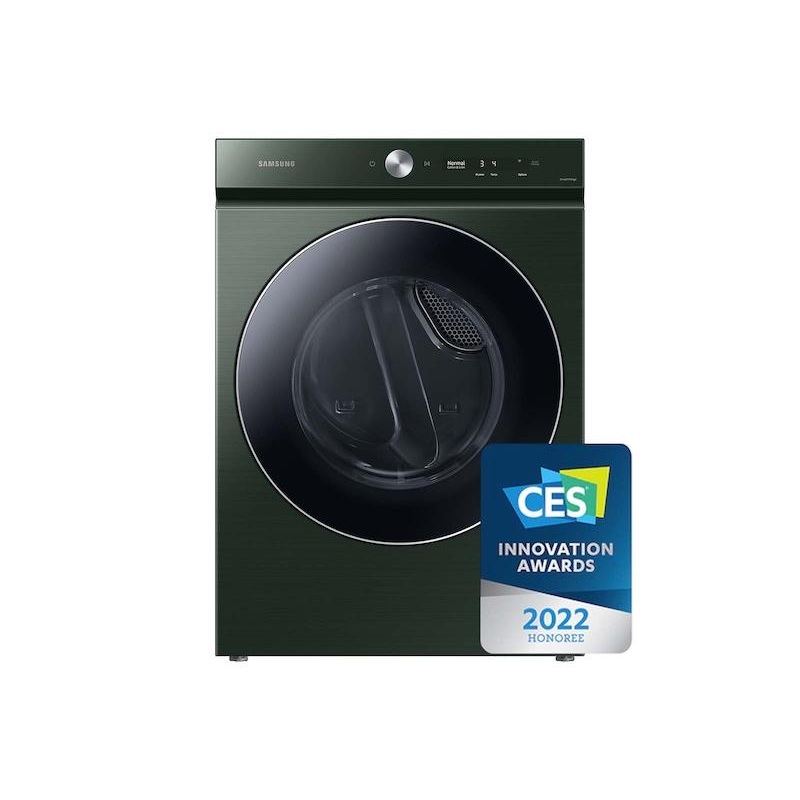 Samsung DVG53BB8900GA3 Bespoke 7.6 cu. ft. Ultra Capacity Gas Dryer with AI Optimal Dry and Super Speed Dry in Forest Green