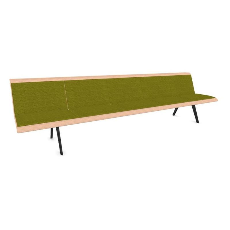 Zinta 5 Seats Waiting Bench Laminate 4549