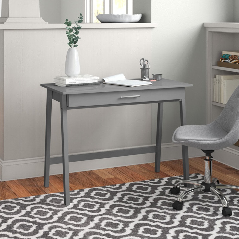 Haywa Desk Andover Mills Color: Gray