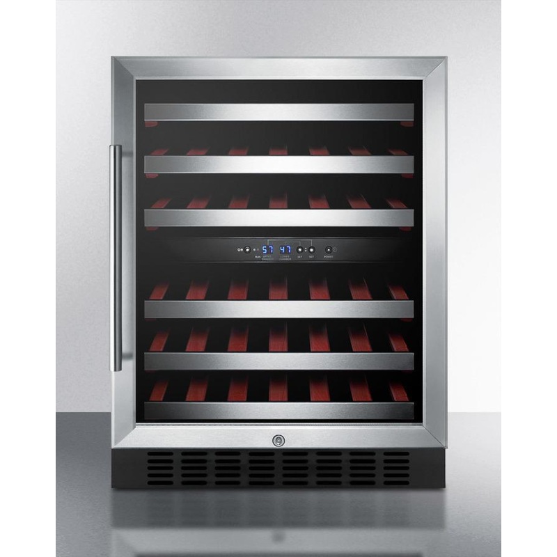 Summit SWC530BLBISTCSS 24″ Wide Built-in Wine Cellar