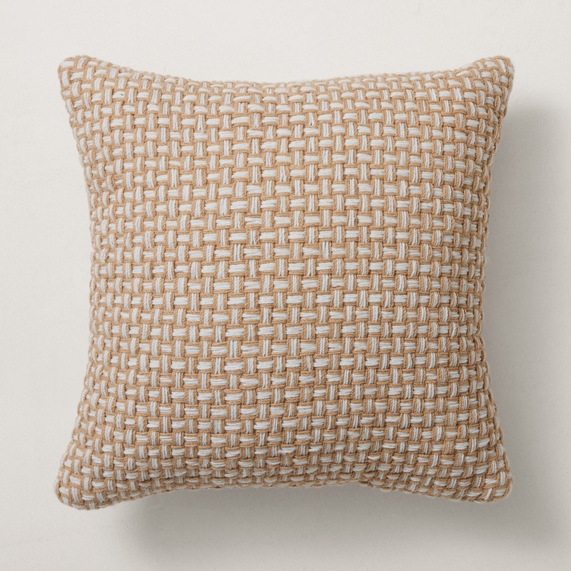 Woven Two Tone Indoor Outdoor Pillow 20×20