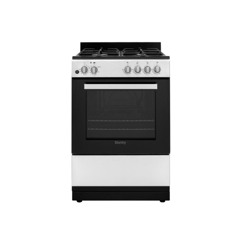 DR24V1BSSGLP Danby 24″ Wide Gas Range in Stainless Steel