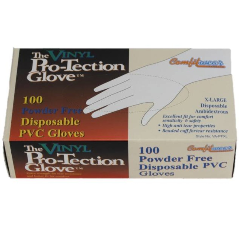 Jansan GRPR2LX X-Large Vinyl Powder Free Gloves