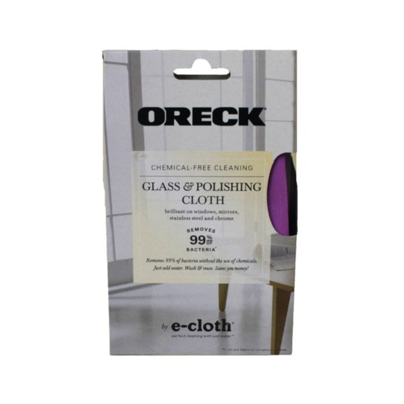 Oreck AK51010 Purple Glass and Polishing Cloth