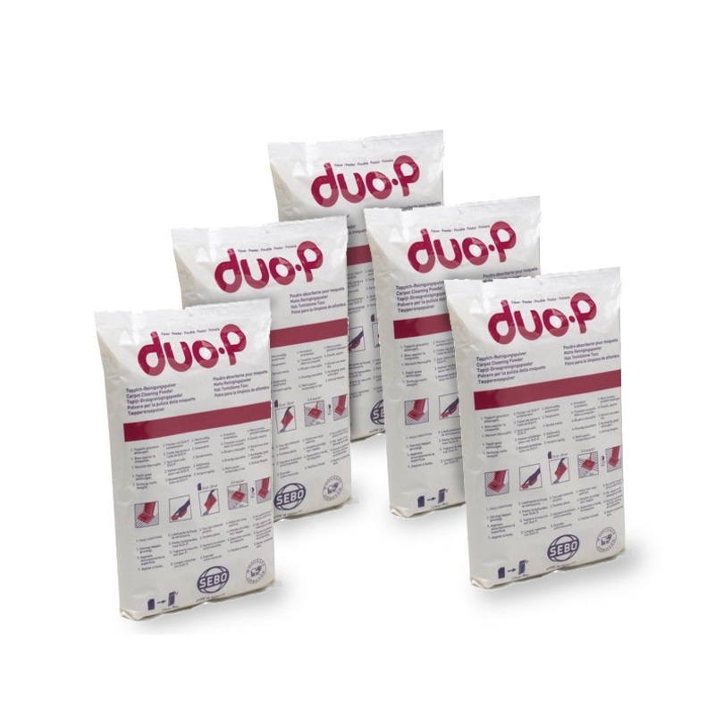 SEBO Duo-P Carpet Cleaning Powder – 5 Pack