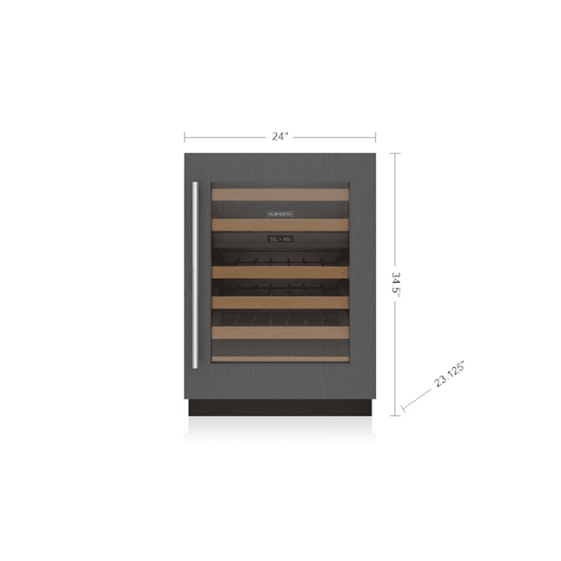 Sub-Zero DEU2450WAL 24″ Designer Undercounter Wine Storage – Panel Ready