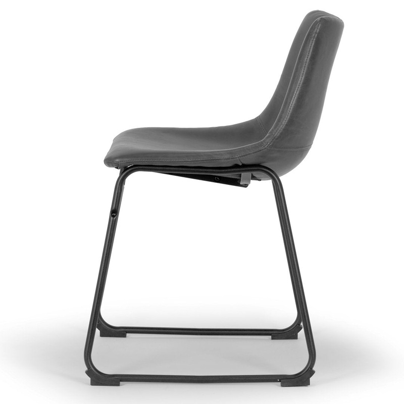 Tyrone Side Chair (Set of 2) Steelside Color: Gray
