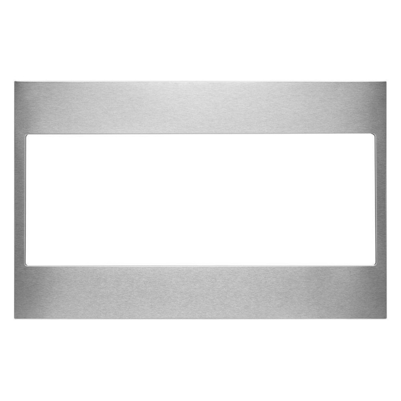 Whirlpool W11451304 Built-In Low Profile Microwave Standard Trim Kit, Stainless Steel