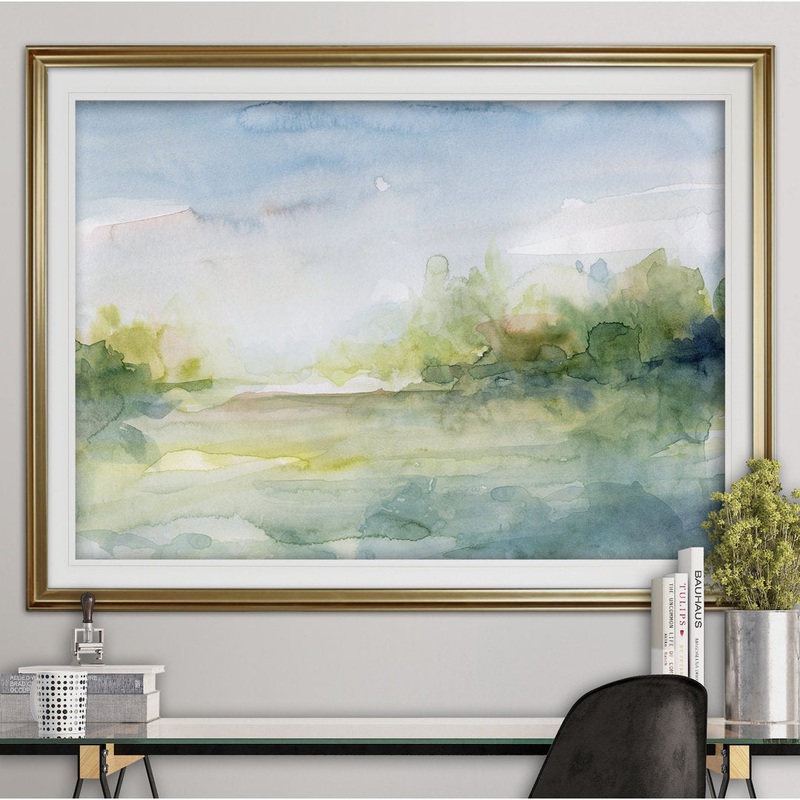 Clear Day – Picture Frame Print on Canvas Winston Porter Size: 20″ H x 24″ W x 1.5″ D Format: Gold Framed