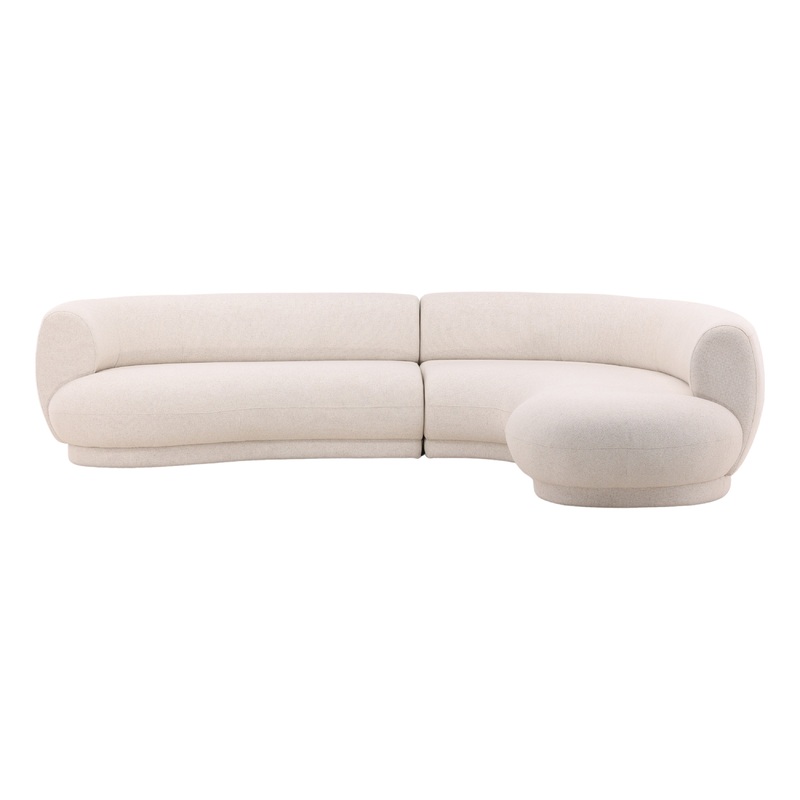 Coastal Retreat Modular Sectional – Creamy Elegance